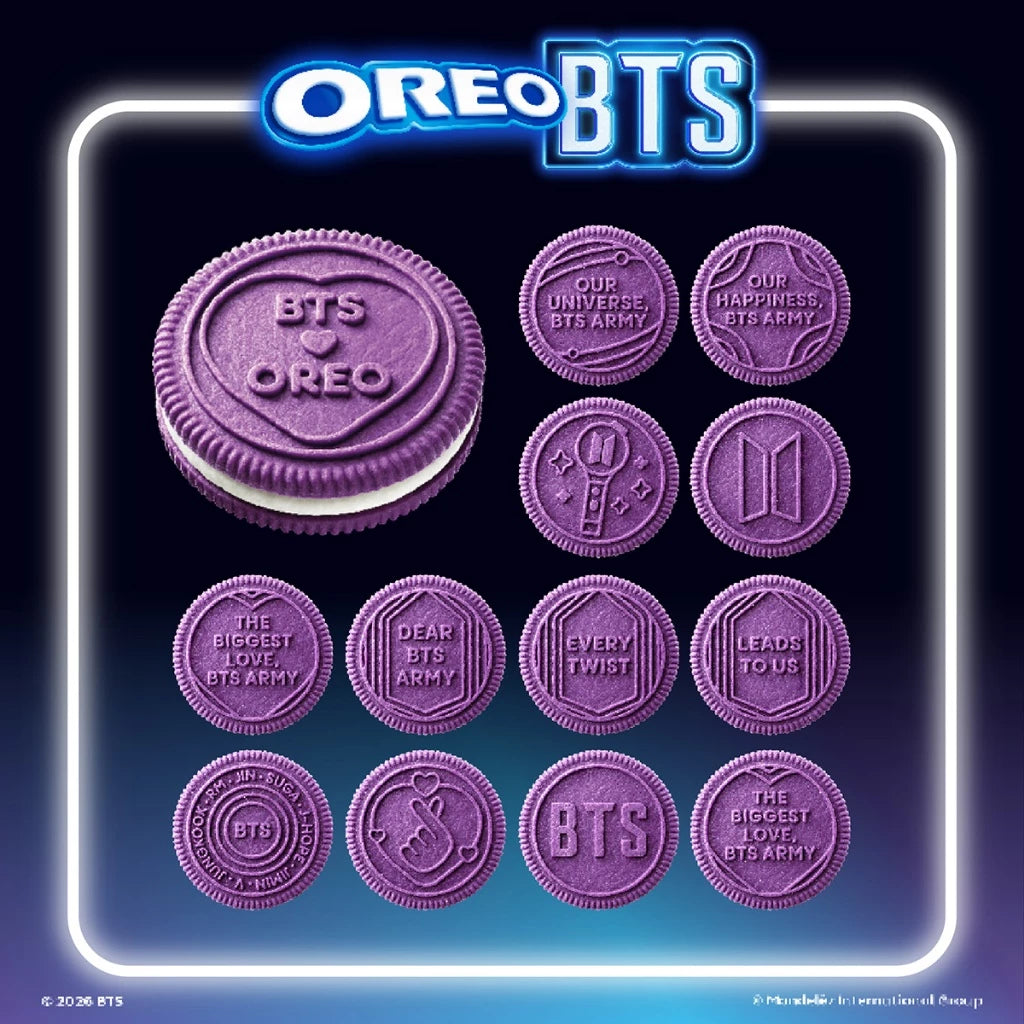 BTS X OREO Brown Sugar Pancake Sandwich Cookies gift box PREORDER