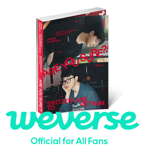 [WEVERSE POB] Jimin X Jung Kook Are You Sure?! Season2 PHOTOBOOK