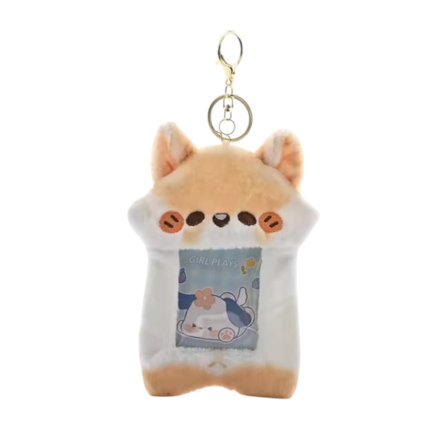 FLUFFY ANIMAL PHOTOCARD HOLDER
