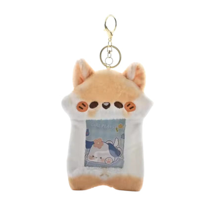 FLUFFY ANIMAL PHOTOCARD HOLDER