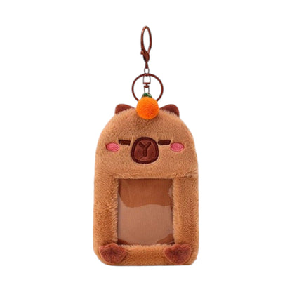 FLUFFY ANIMAL PHOTOCARD HOLDER
