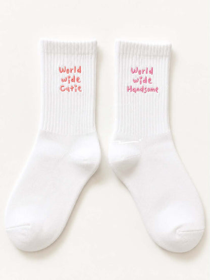 BTS BTS Member Design Embroidered Socks PREORDER