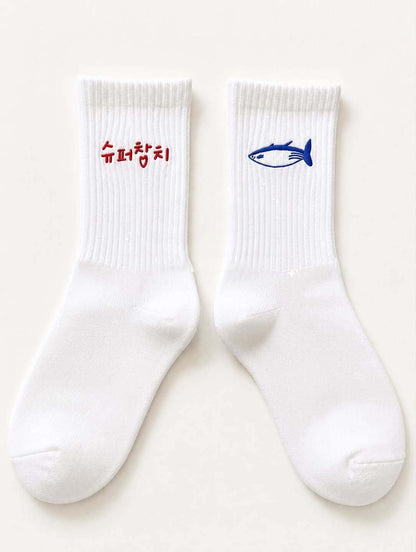 BTS BTS Member Design Embroidered Socks PREORDER