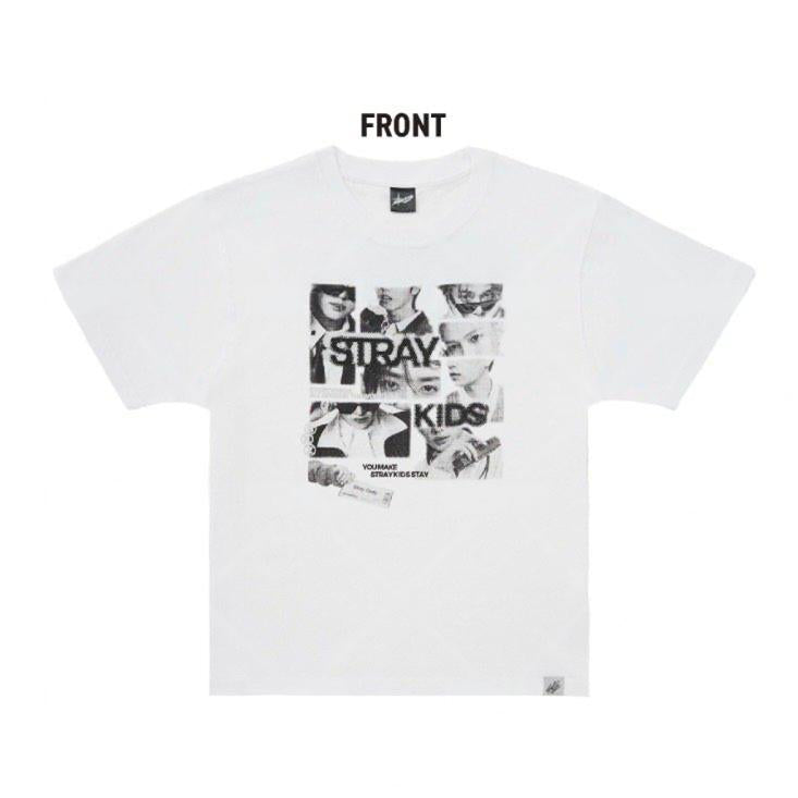 STRAY KIDS - RUN IT JAPANESE MD | PHOTO T-SHIRT WHITE POP UP TOKIO EXCLUSIVE
