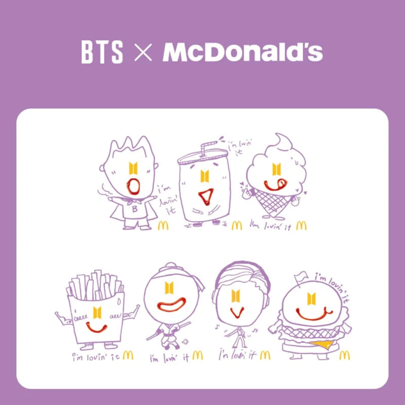 BTS X MCDONALDS'S COLLABORATION MERCH SAUCY S/S T-SHIRT (SUGA)