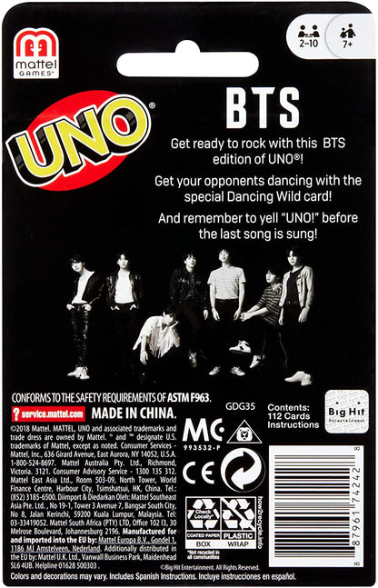 BTS UNO CARD GAME