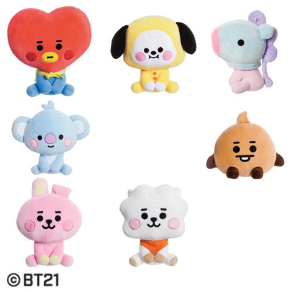 BABY BT21 LINE FRIENDS SITTING PLUSH DOLL 21CM