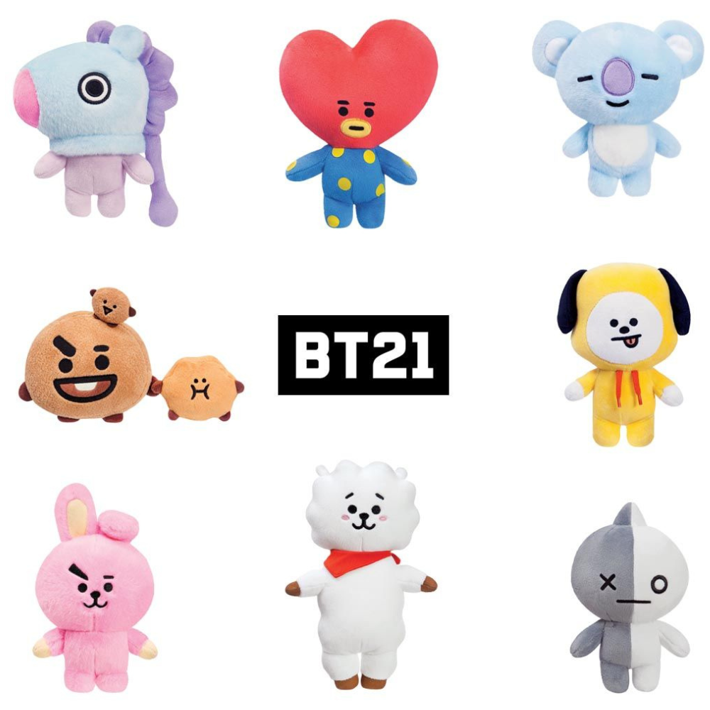 BT21 LINE FRIENDS STANDING DOLL 18CM